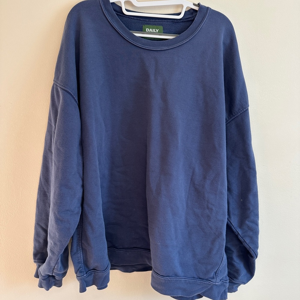 Daily Drills Crewneck Blue